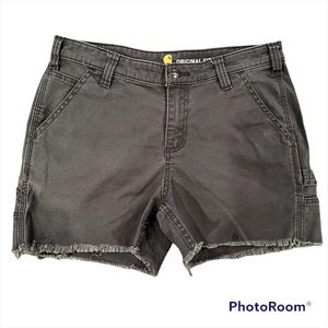 Carhartt gray cut off cutoff shorts, original fit